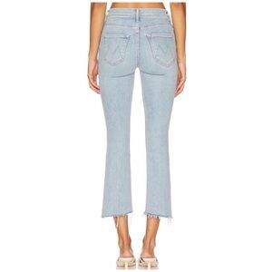 Mother The Insider Crop Fray Light Wash Women's Jeans